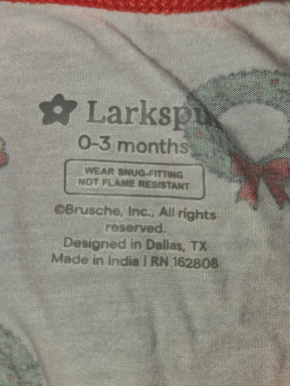 Larkspur holiday themed